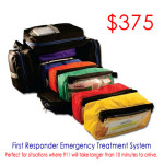 First Responder Jump Bag Emergency Treatment System - click for details and to purchase